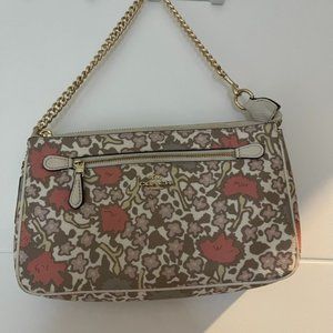 Coach Floral Convertible Crossbody/Satchel (w Extra Strap)